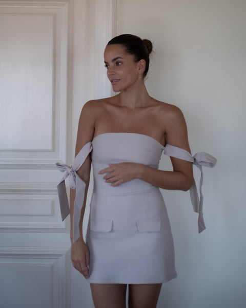Vestido Amelie Beige