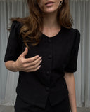 Blazer Blouse Black