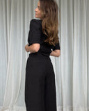 Texture Pant Black