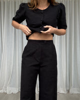 Texture Pant Black