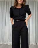 Texture Pant Black