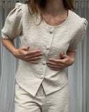Blazer Blouse Beige