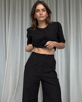 Texture Pant Black