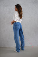 Jean High & Low Azul