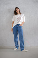 Jean High & Low Azul