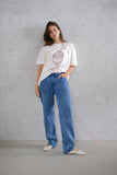 Jean High & Low Azul