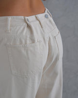 Jean High & Low Beige